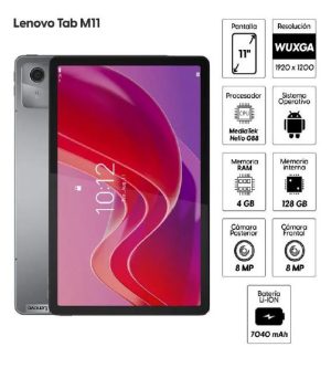 tabletLenovoM11-4GGBRAM128GB Lenovo Tab M11 MediaTek Helio G88 4GB RAM 128GB